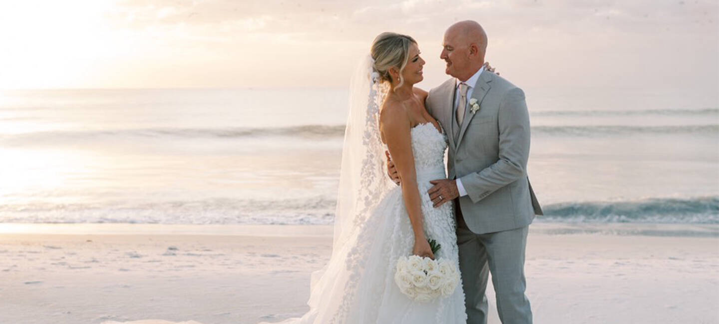 Bill and Karlie Becker’s wedding funds — totaling more than $15,000 — will support Moffitt’s breast cancer research.