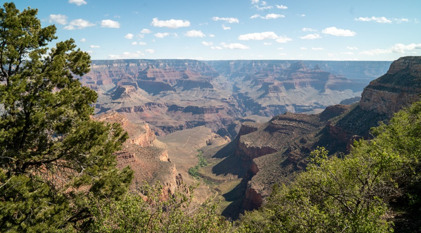 Panoramic view of the Grand Canyon