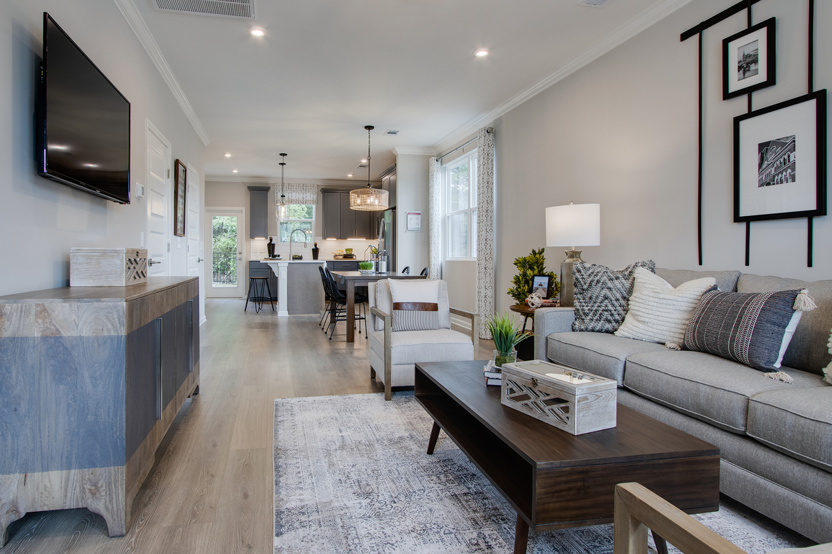 great room and kitchen for charlotte plan