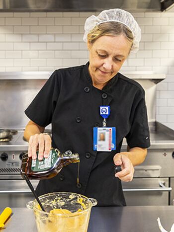 Krieger wants to help improve patients' quality of life by making sure they are eating their best.