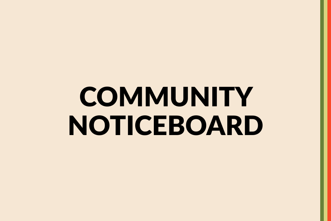 community noticeboard