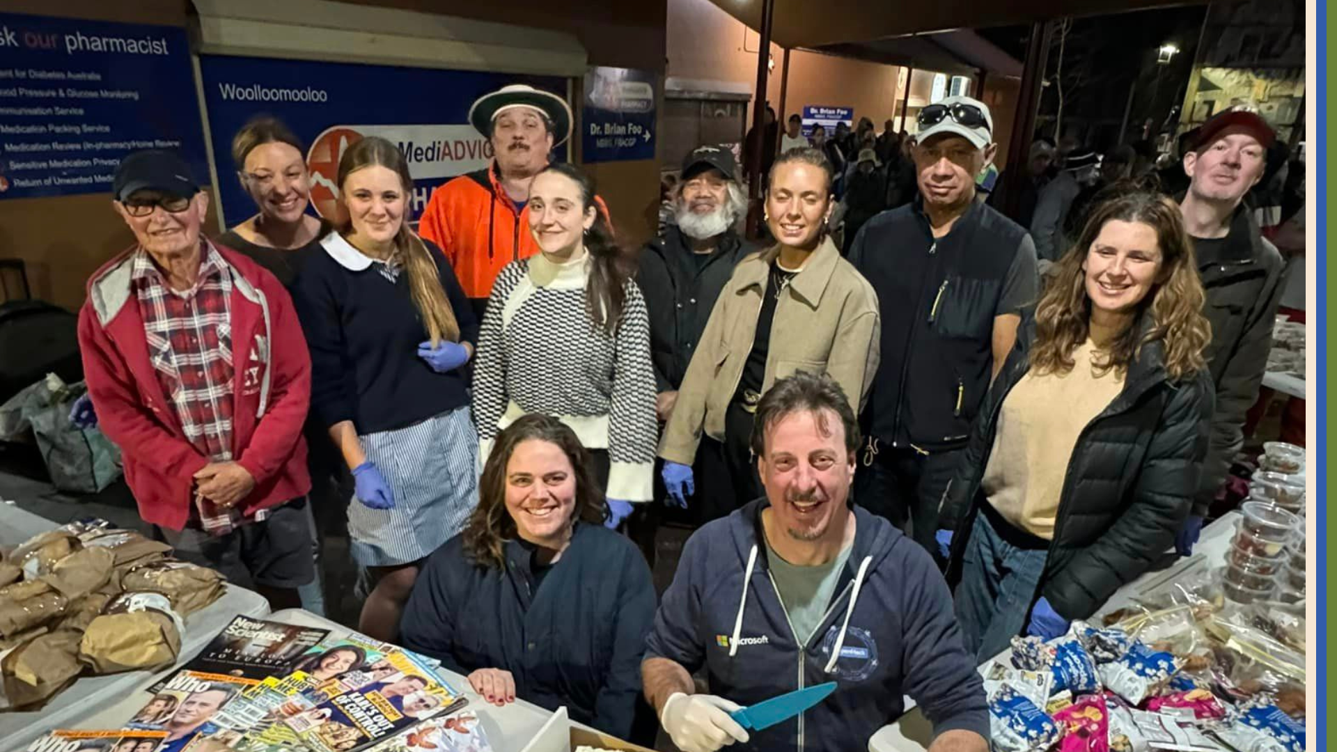 Group photo of partnering community group, Acts of Kindness Community Outreach