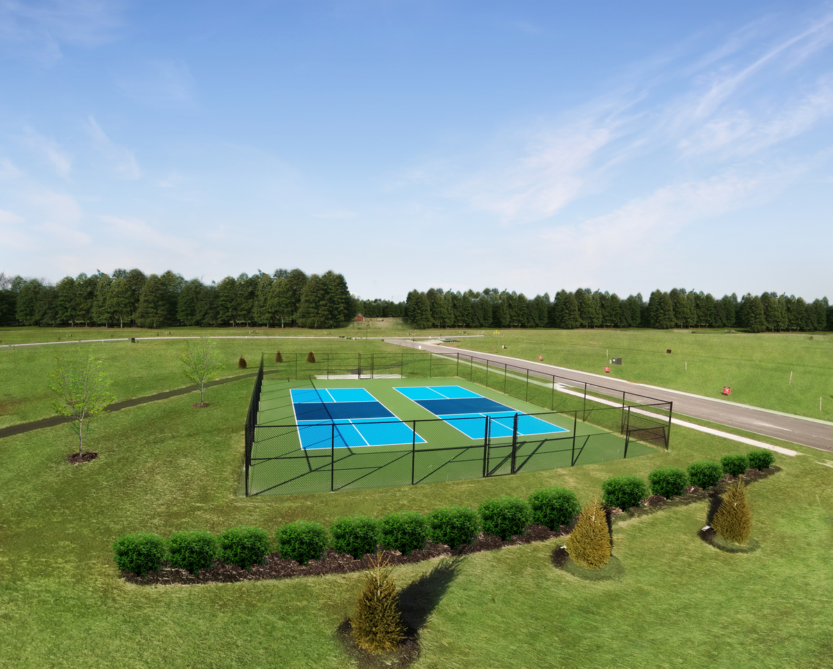 stay fit at the community pickleball courts