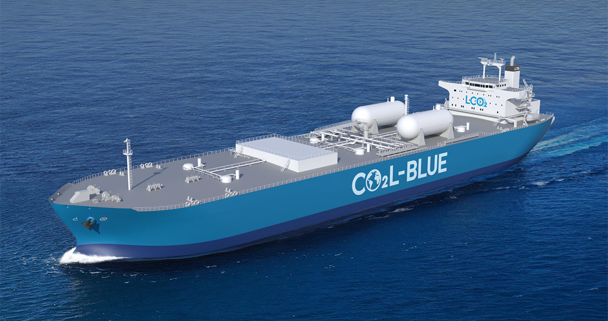 Concept of LCO₂ carrier