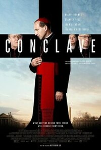 Conclave Movie Poster featuring Ralph Fiennes