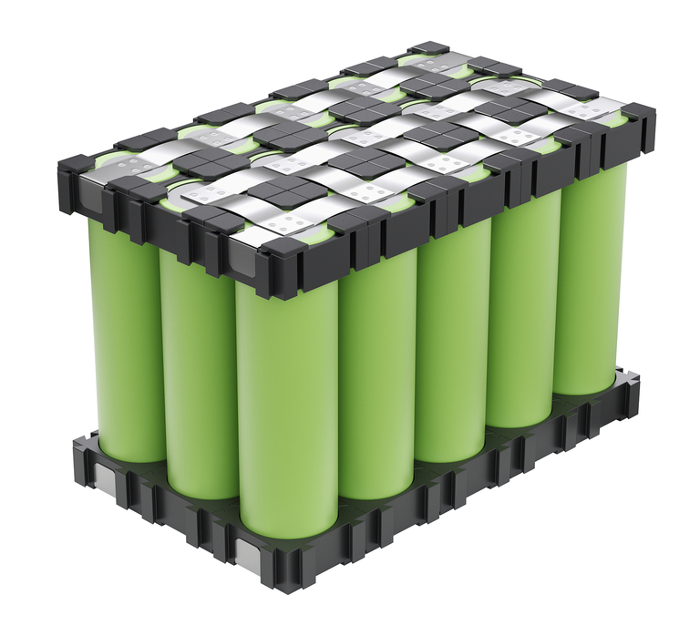 EV battery pack with metal interconnect