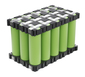 EV battery pack with metal interconnect