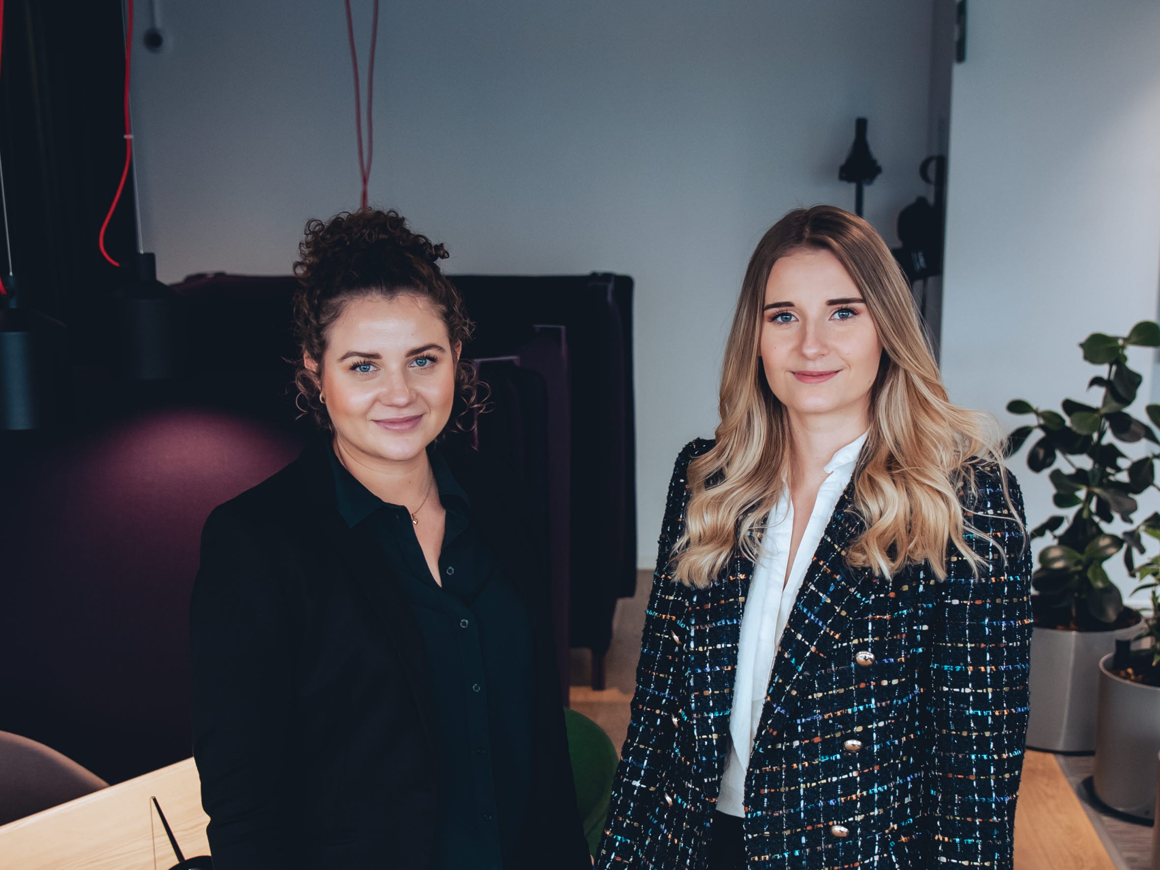 Fanny Lindberg och Nora Gustafsson