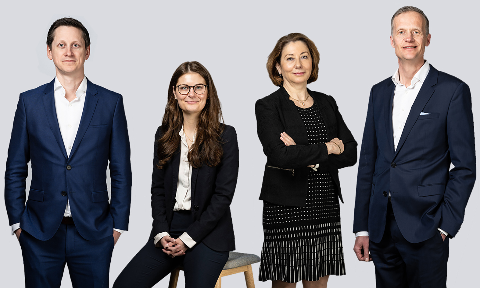 Jimmy Bengtsson, Natasha Kubát, Angelica Fatouros och Tommi Saukkoriipi.