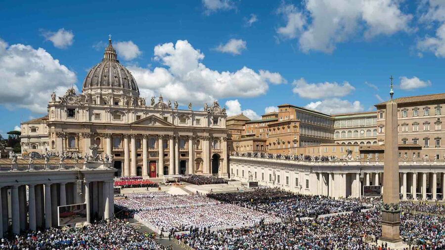 More than 250,000 mourners attend the funeral Mass of Pope Francis on April 26, 2025