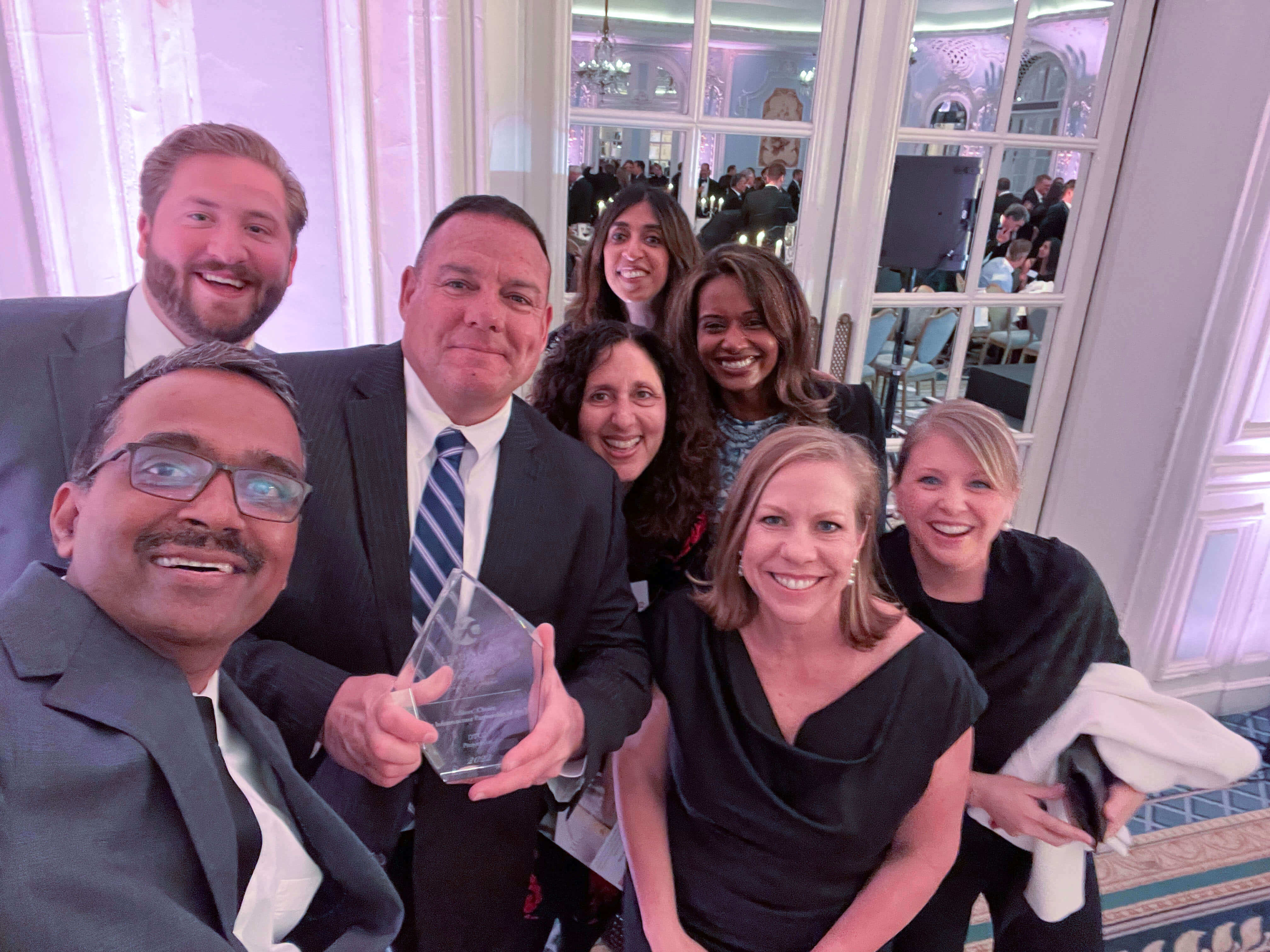 DTCC accepts the Editor’s Choice award for Market Infrastructure Project of the Year at the prestigious annual Leaders in Custody awards.