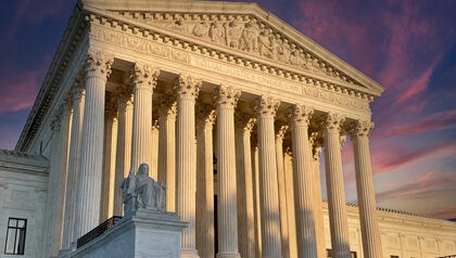 Supreme Court Building at sunrise 