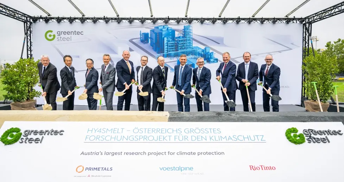 Groundbreaking ceremony for the HYFOR and Smelter solutions from Primetals Technologies