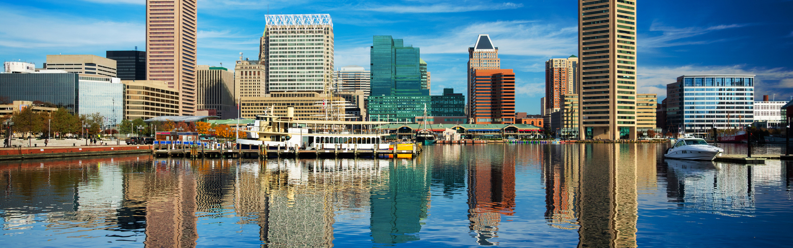 A shot of the major city in Maryland