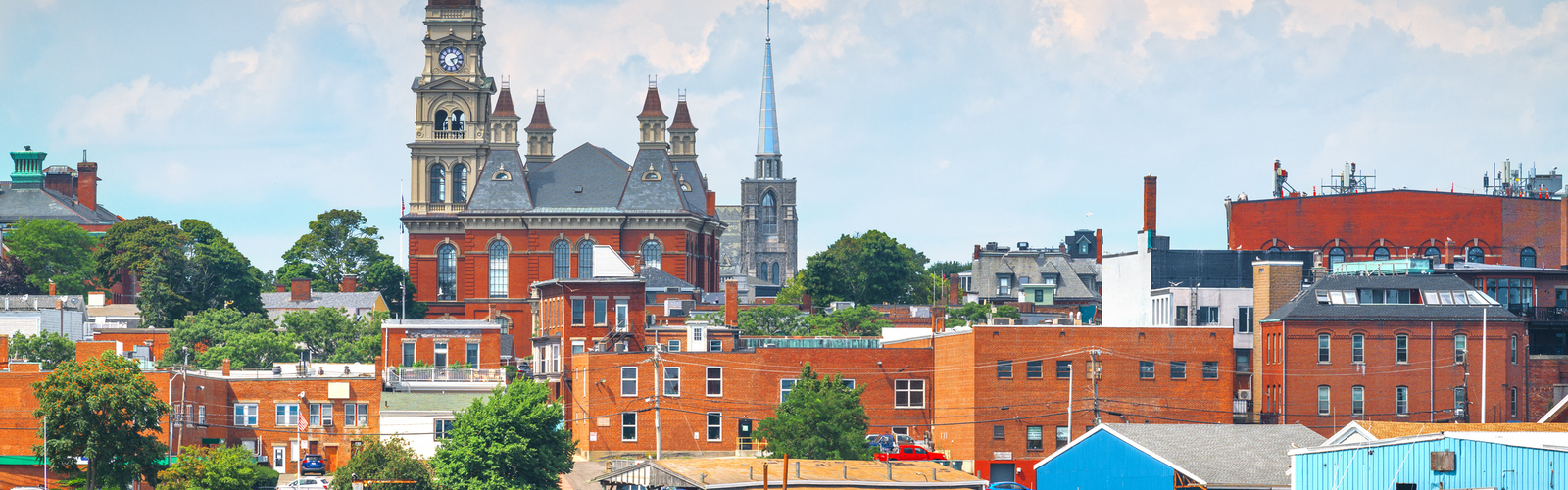 A shot of the major city in Massachusetts