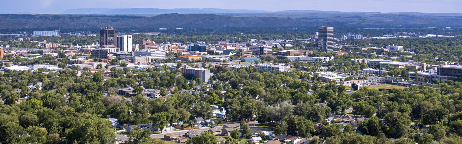 A shot of the major city in Montana