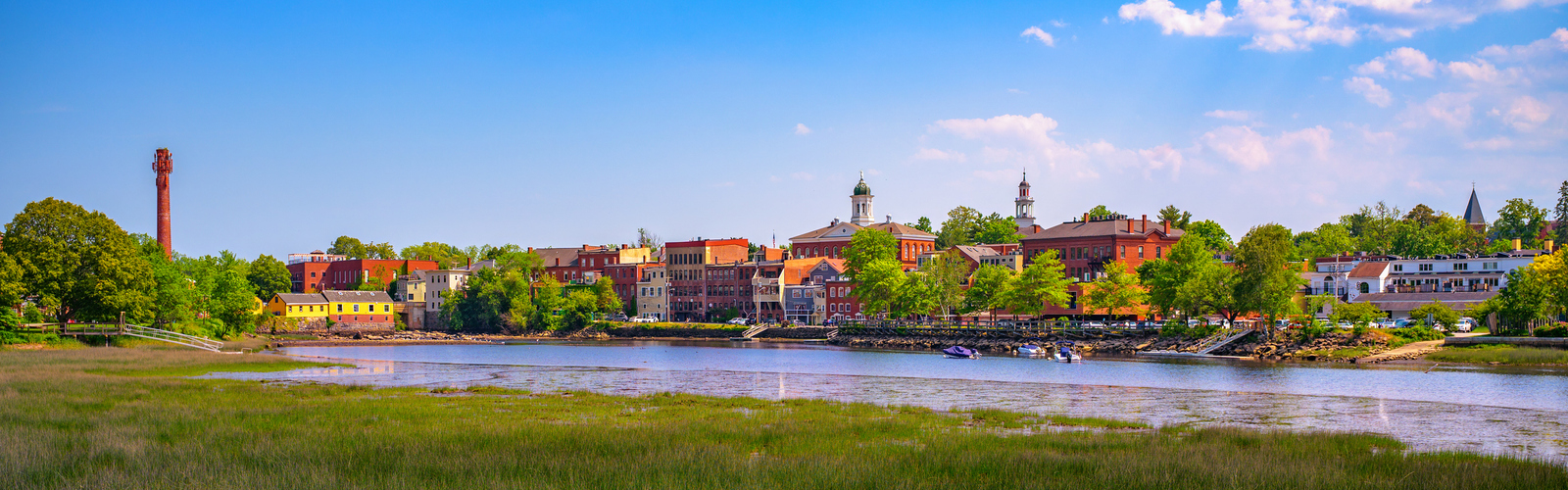 A shot of the major city in New Hampshire