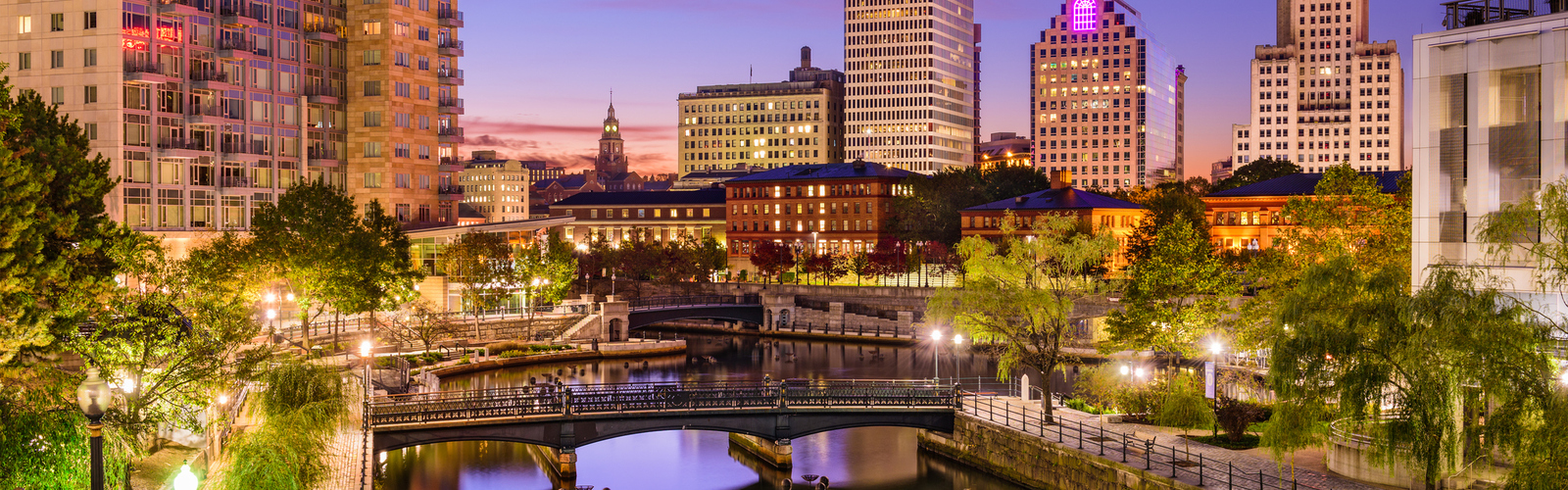 A shot of the major city in Rhode Island