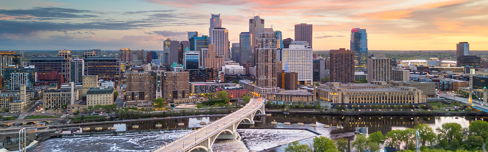 A view of a Minnesota skyline