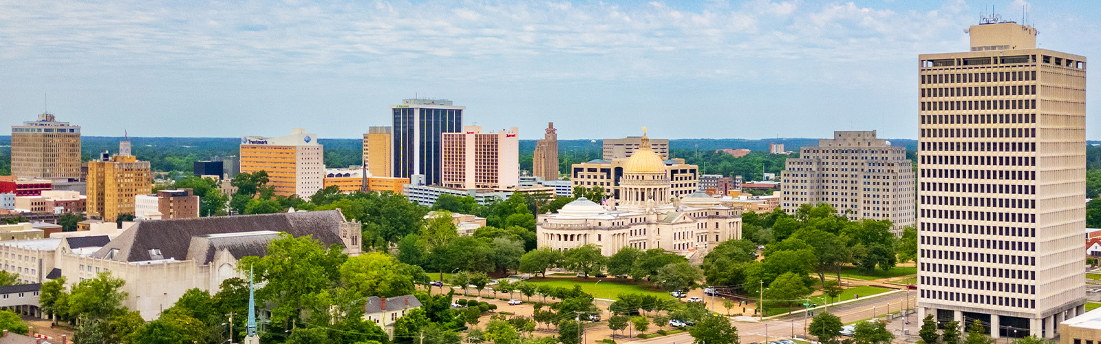 A view of a Mississippi skyline