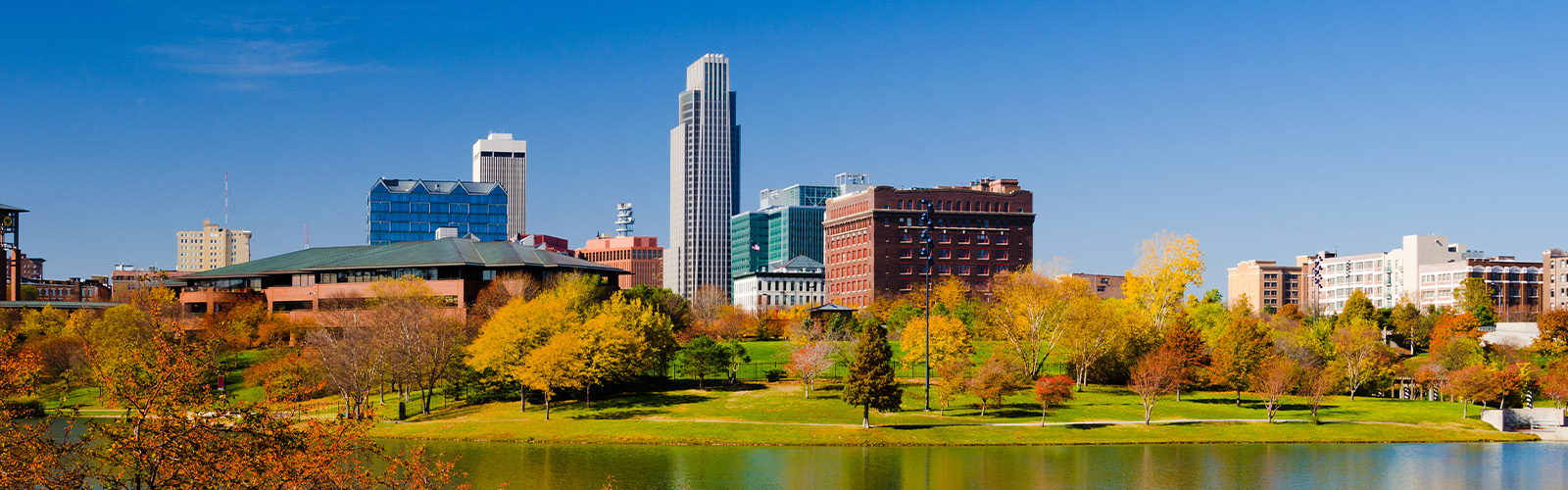 A view of a Nebraska skyline