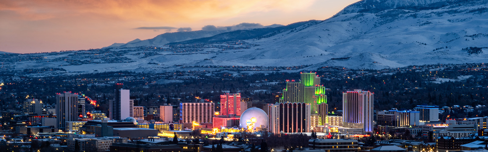 A view of a Nevada skyline