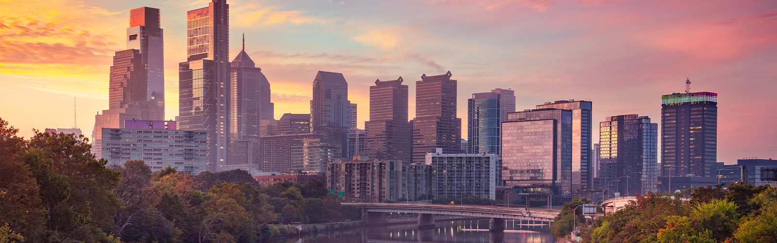 A view of a Pennsylvania skyline