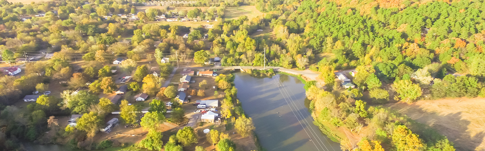 View of city in Arkansas.