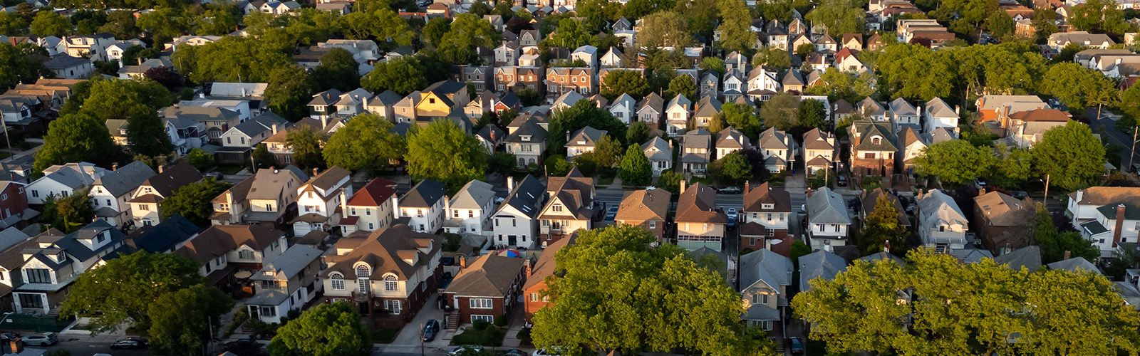 View of city in Illinois.