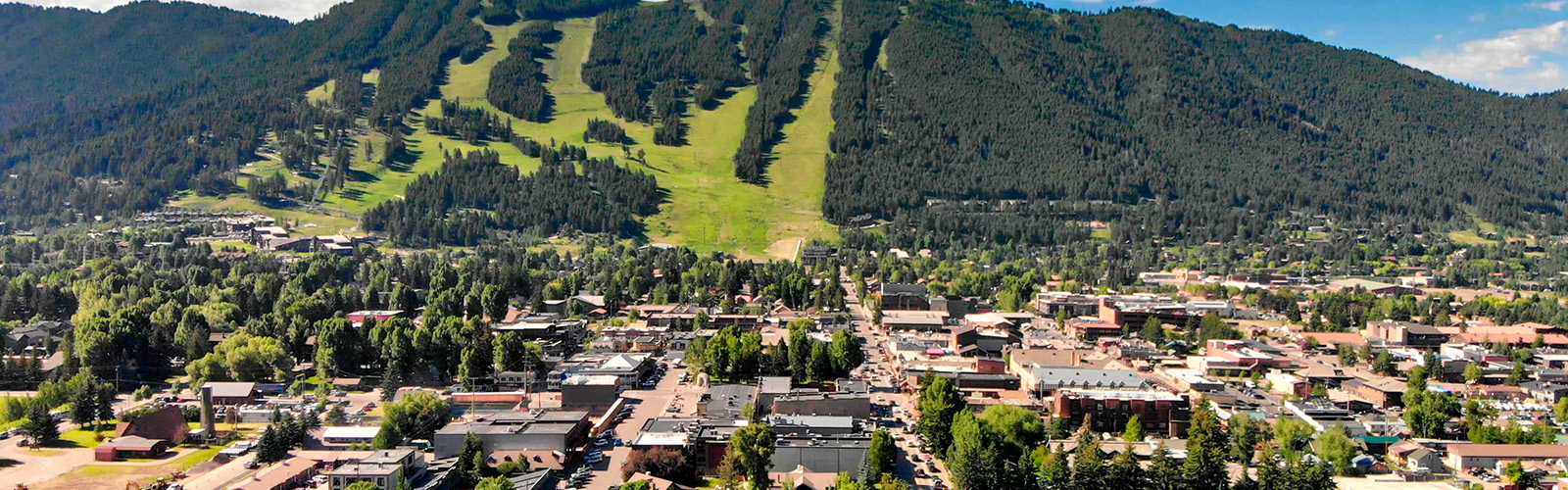 View of city in Wyoming.