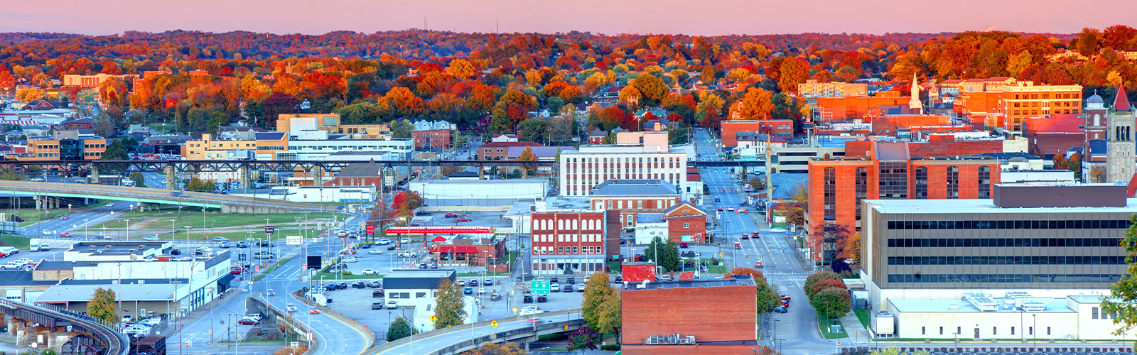 A view of a West Virginia skyline