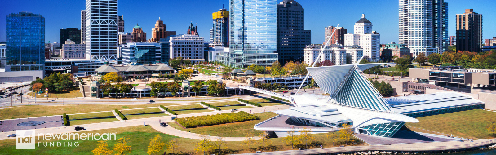 Aerial view of Wisconsin neighborhood