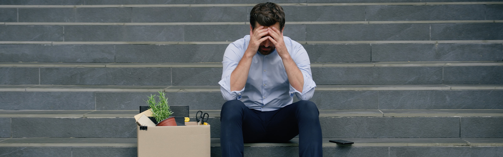 A person whose just lost their job