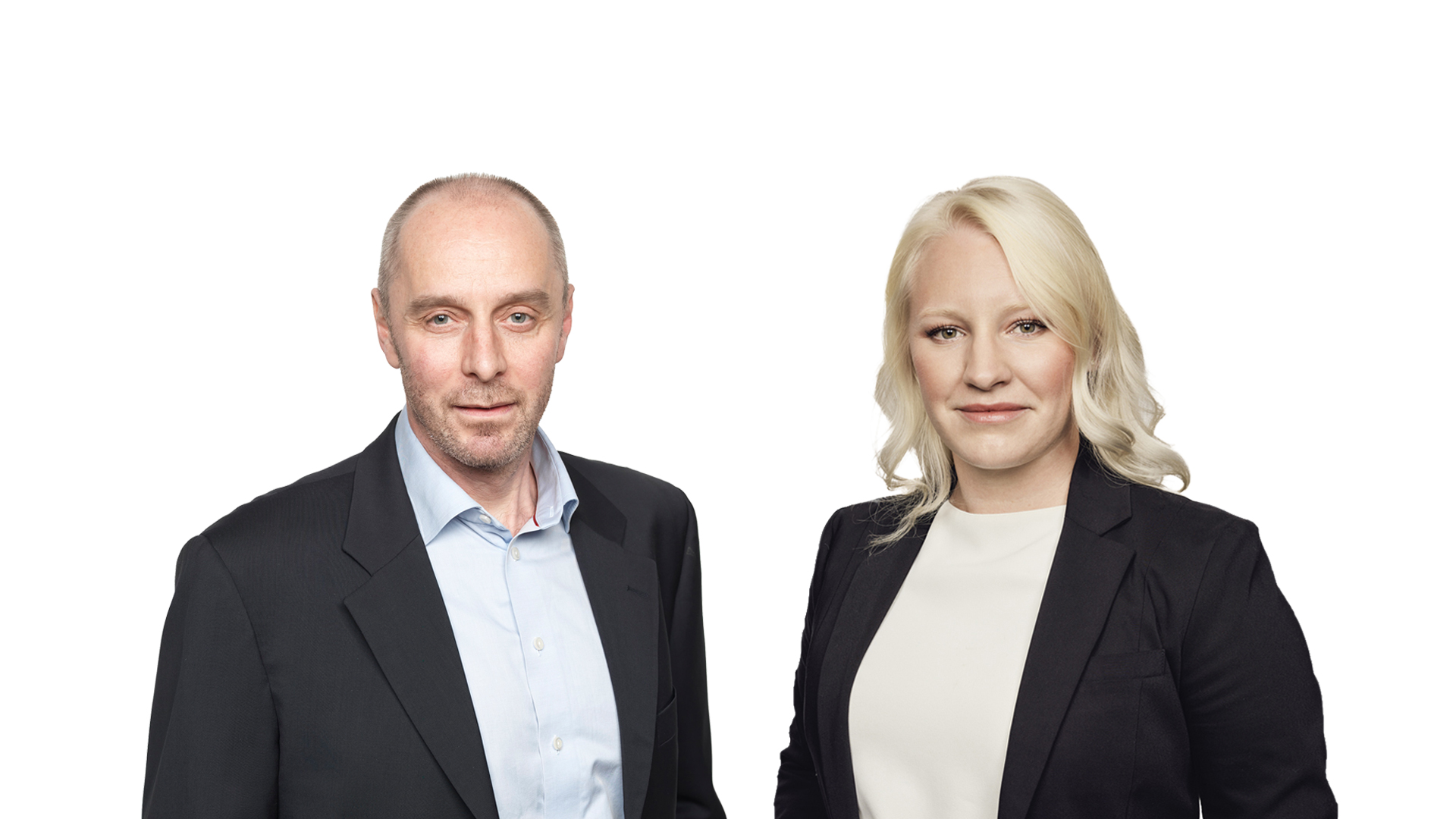 Olle Holmgren och Amanda Sundström