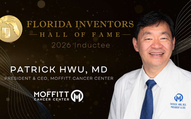 Highlighting Dr. Patrick Hwu for being inducted into the Florida Inventors Hall of Fame