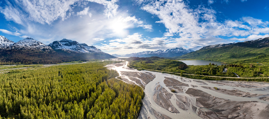 An image of scenery in Alaska