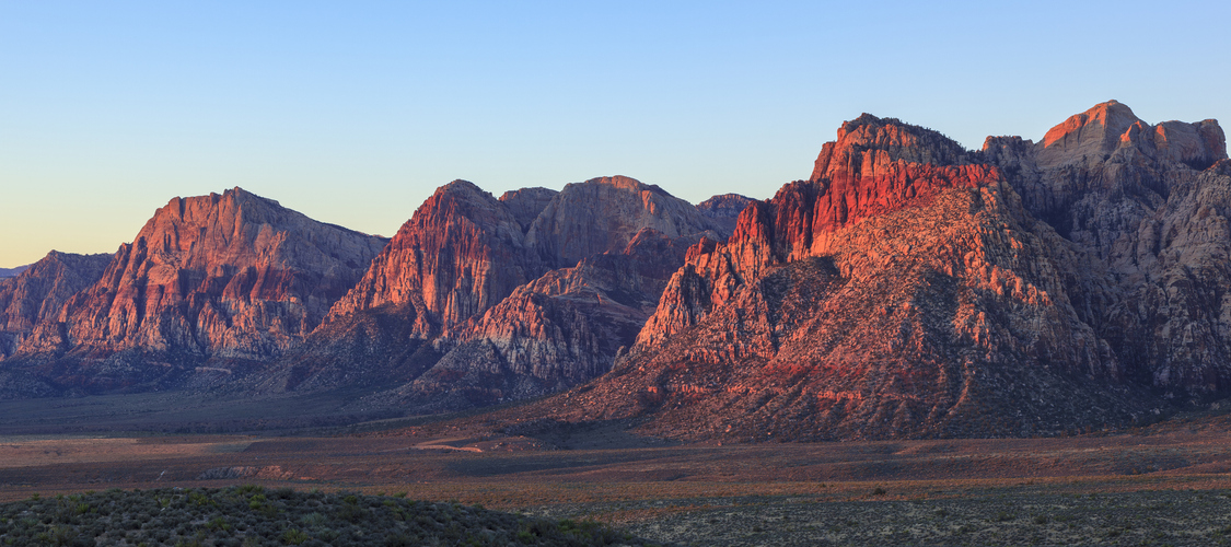 An image of the terrain in Nevada
