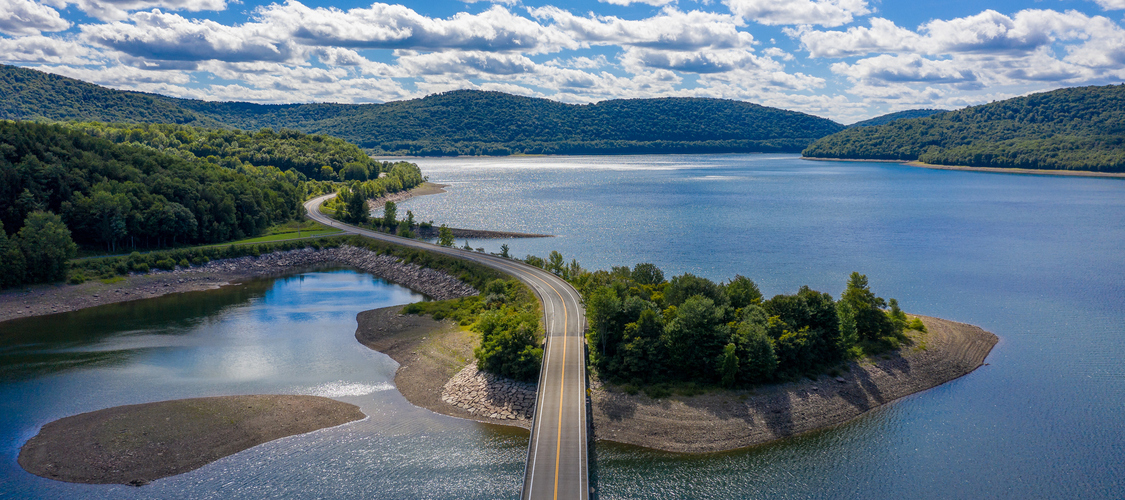 An image of the terrain in New York