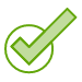 Green checkmark icon