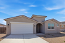 single-story single-family home with desert landscaping and concrete driveway