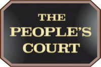 Promotional image for the law show The People's Court