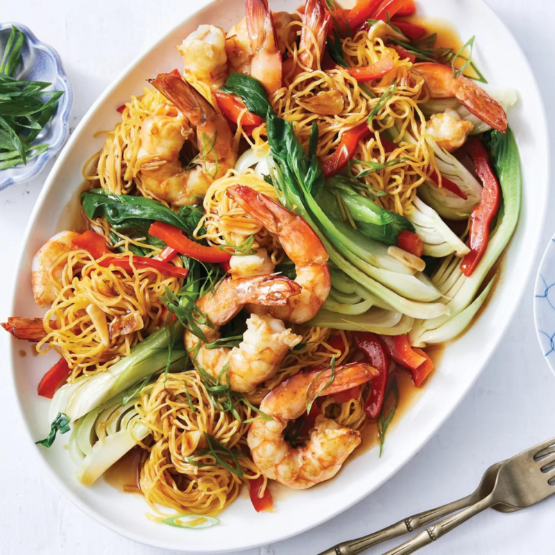 Lunar New Year recipes: Prawn Longevity Noodles