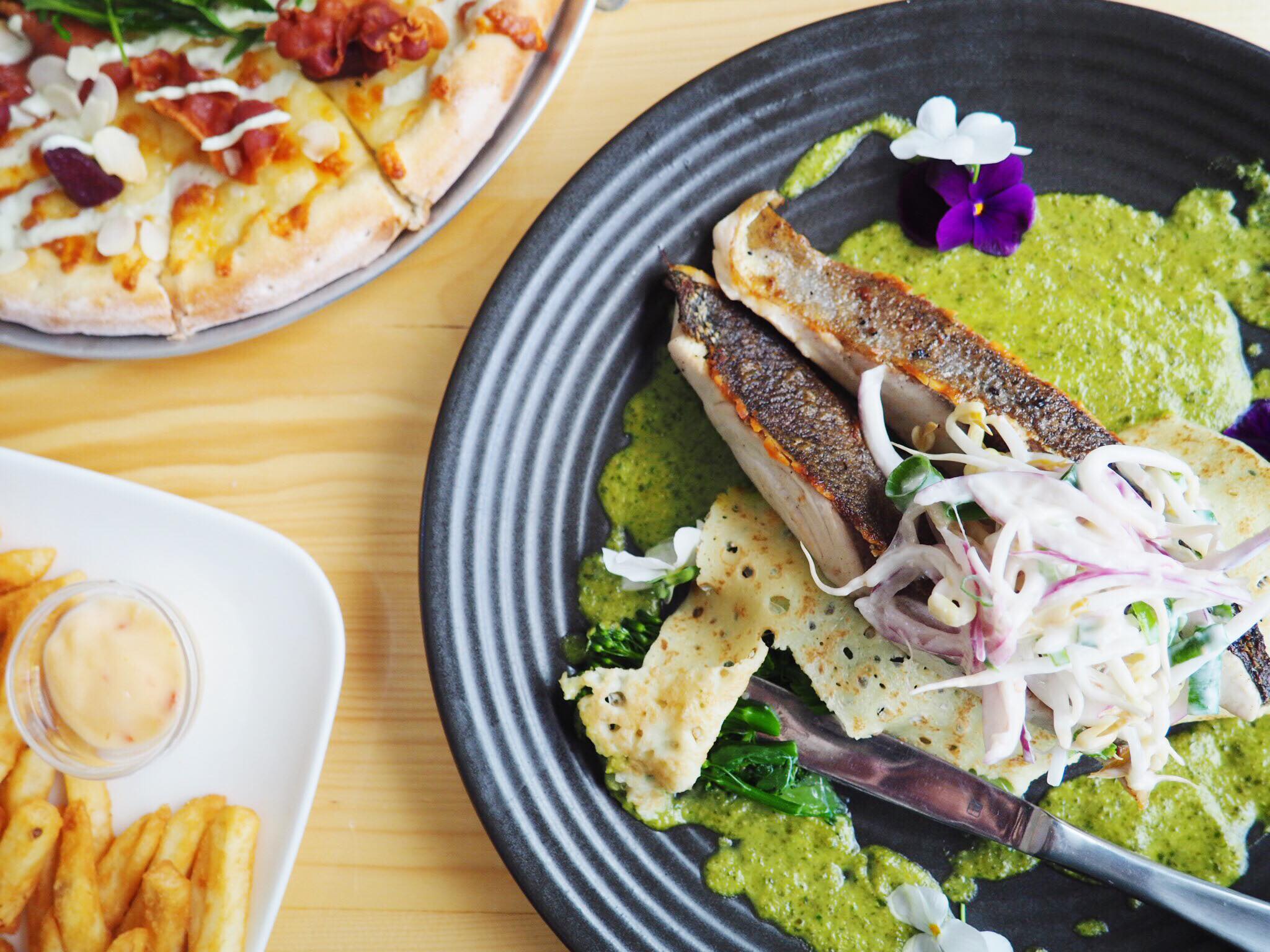 food in a plate