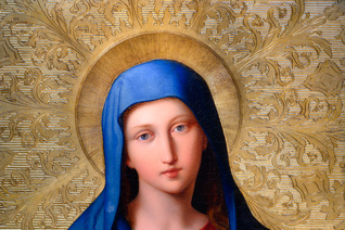 The Immaculate Heart of Mary, painted by Leopold Kupelwieser