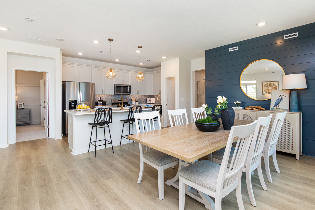 dining area with table and chairs