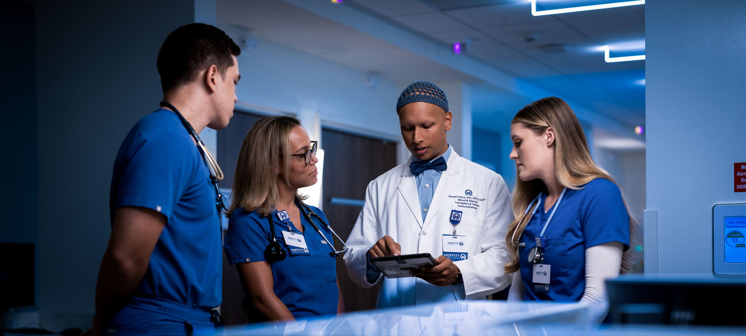Sayeef Mirza, MD, MPH, and BMT team members