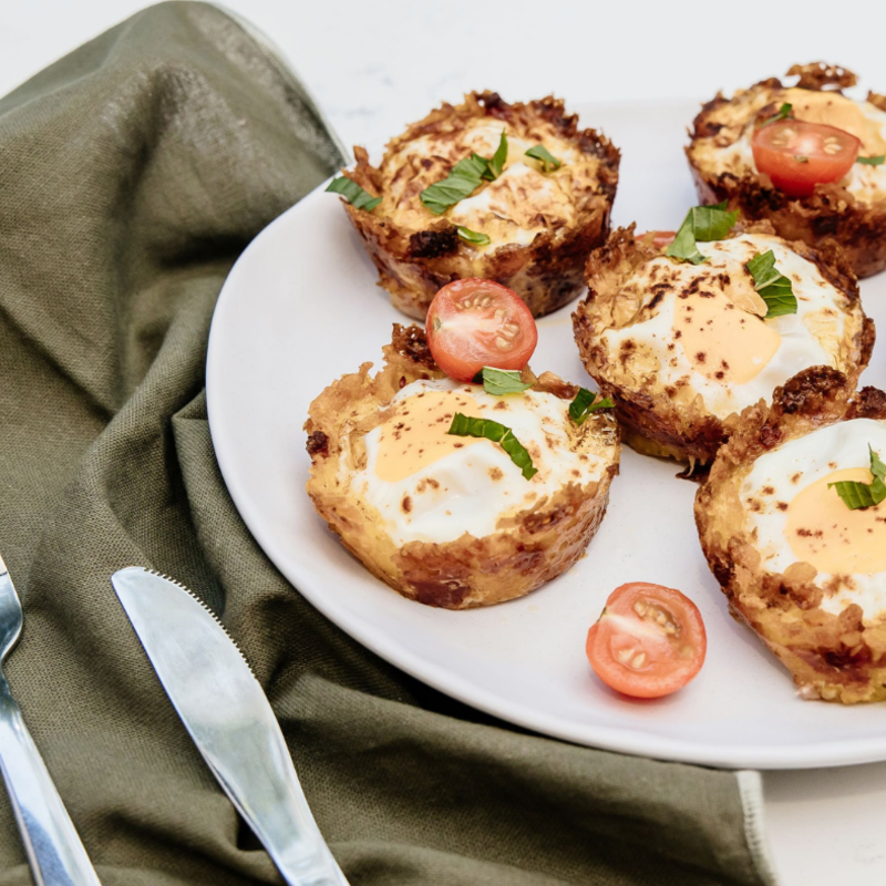 Mother’s Day Recipe Hash brown egg cups