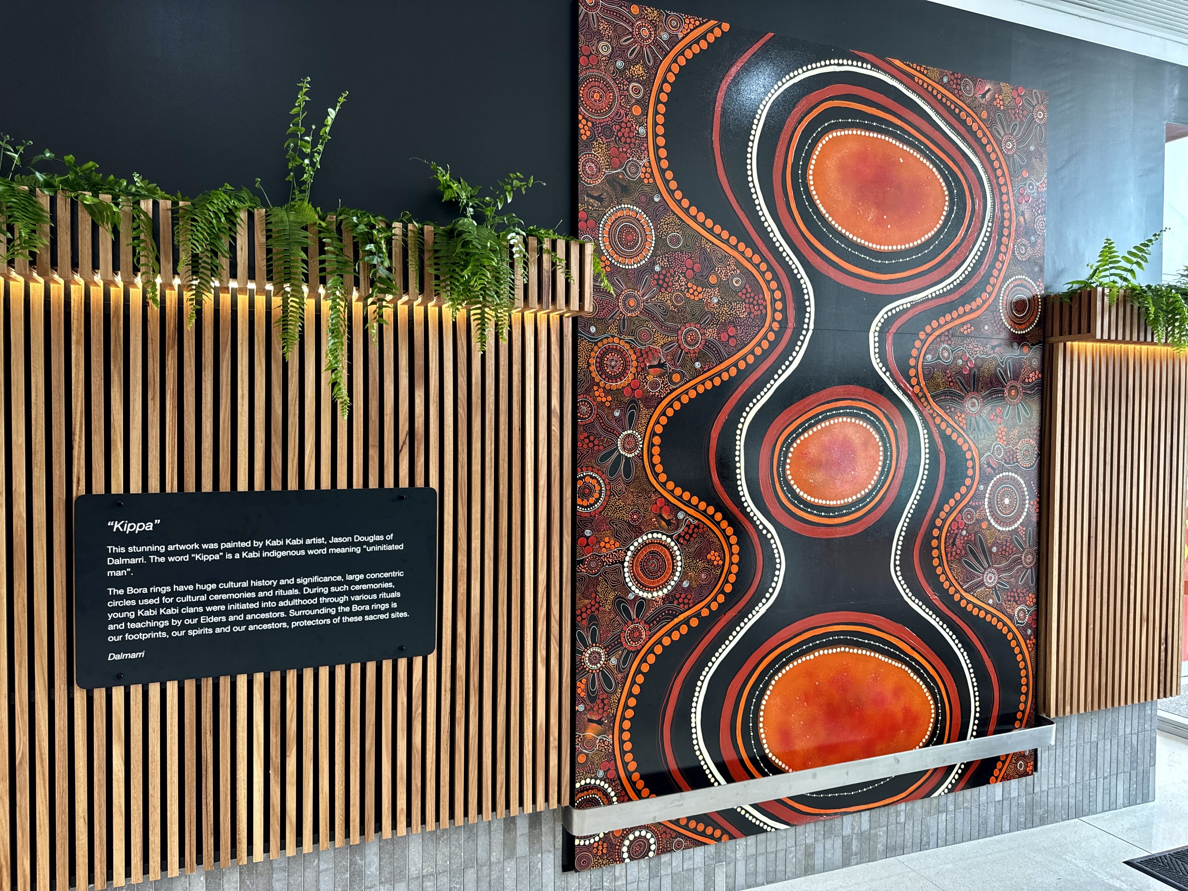 Kippa Mural by Dalmarri artist Jason Douglas