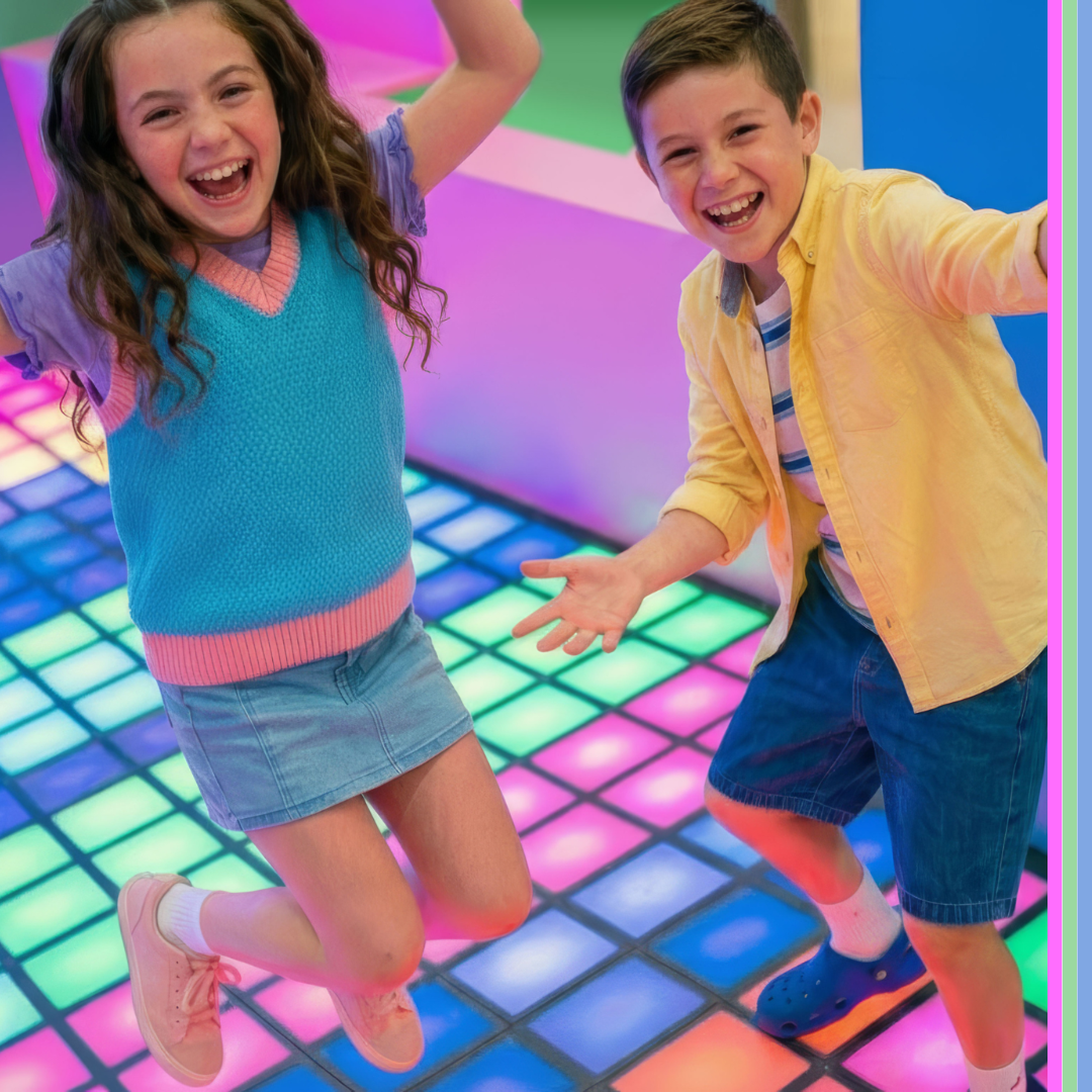 School holidays, Forest Lake Shopping Centre, Forest Lake, Neon Play Zone, Interactive, Fun, Neon, Play