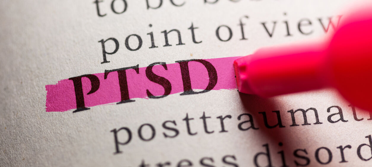 Highlighting "PTSD" in a book 